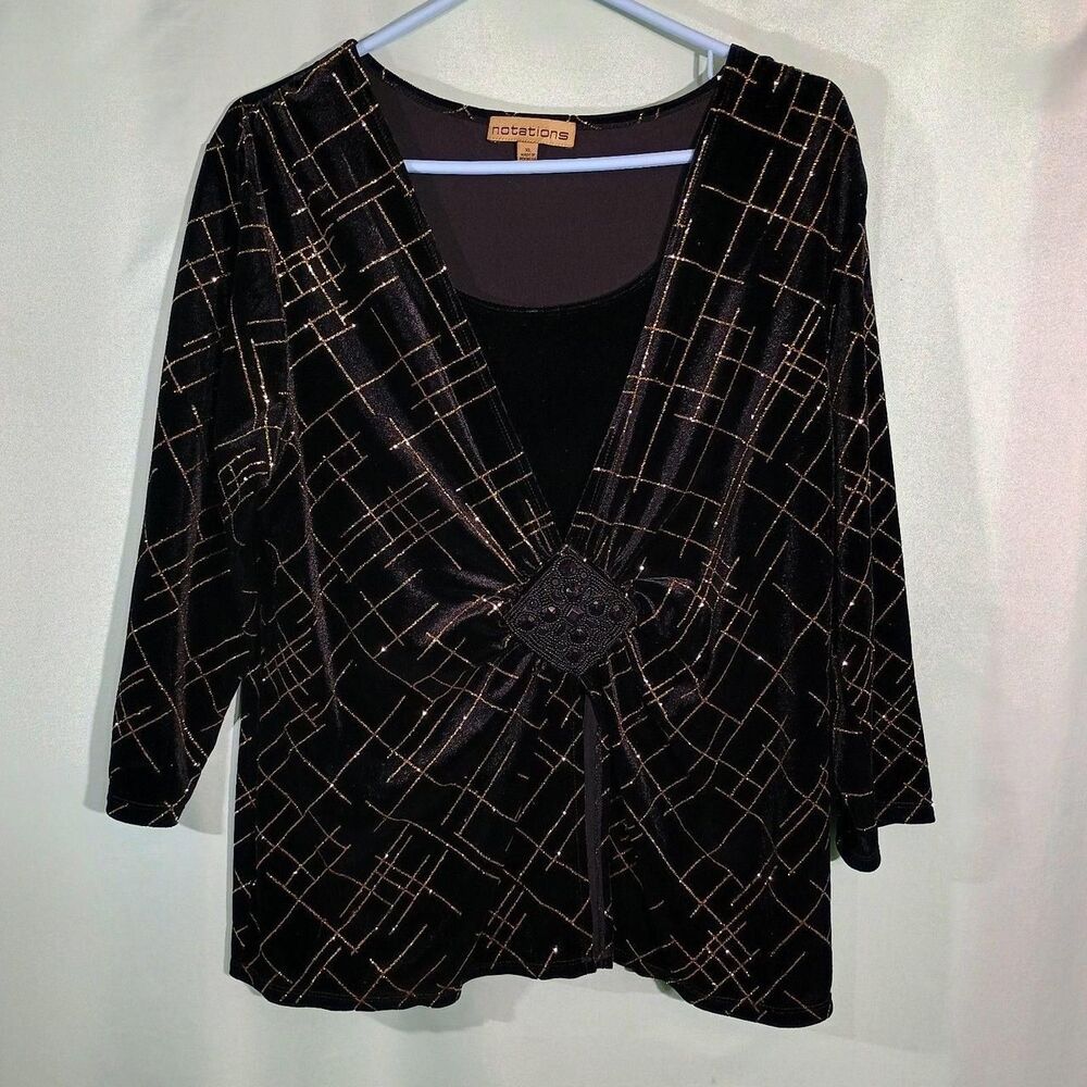 Chico-s Women's Multi Blouse